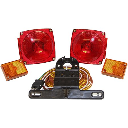 Peterson Tail Light Side Marker Incandescent Non Submersible Square 434 Length x 41 V540